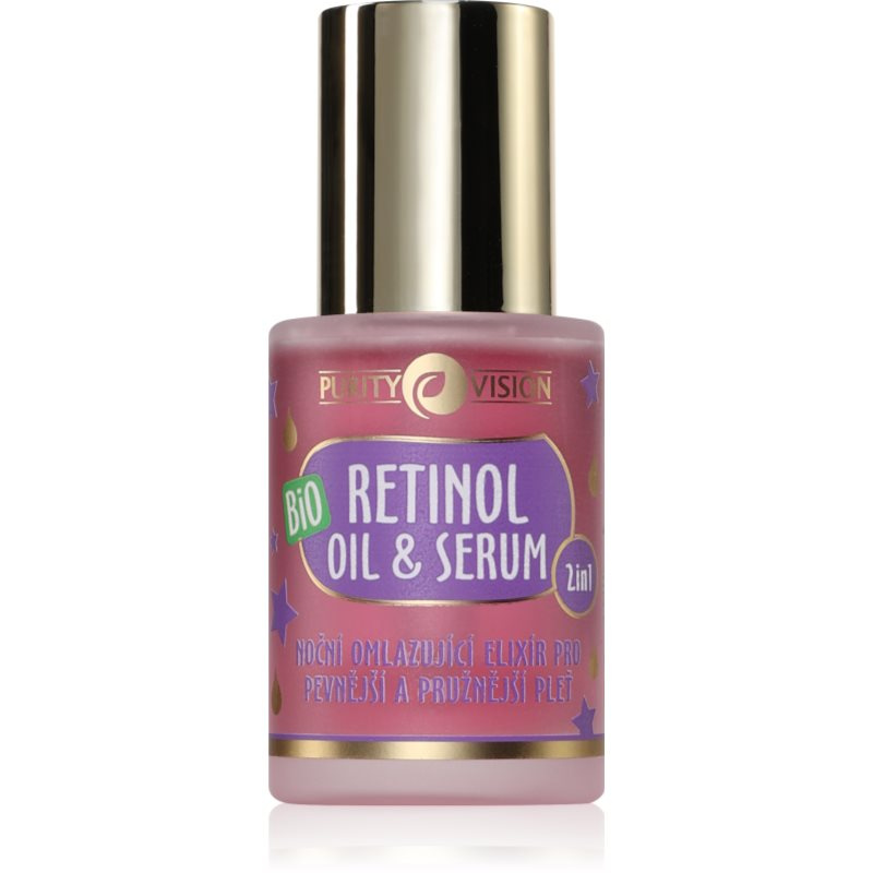 Purity Vision BIO Retinol Oil & Serum pleťový olej proti vráskám 30 ml