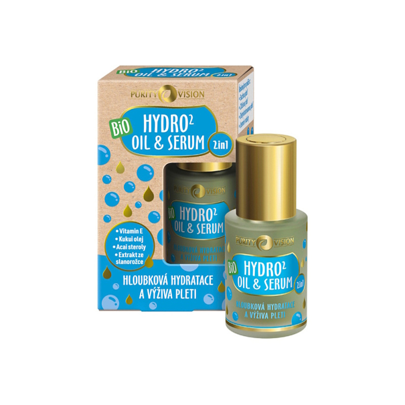 Purity Vision BIO Hydro2 Oil & Serum lehký pleťový olej 30 ml