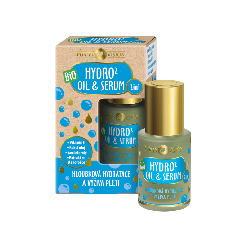 Purity Vision BIO Hydro2 Oil & Serum lehký pleťový olej 30 ml