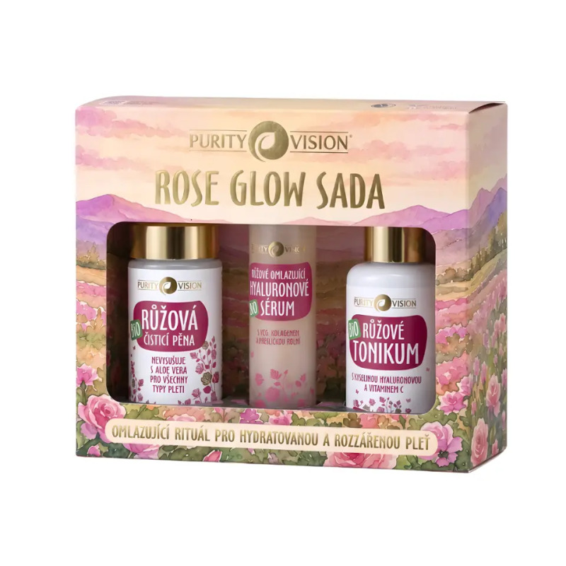 Purity Vision Dárková sada Bio Rose Glow