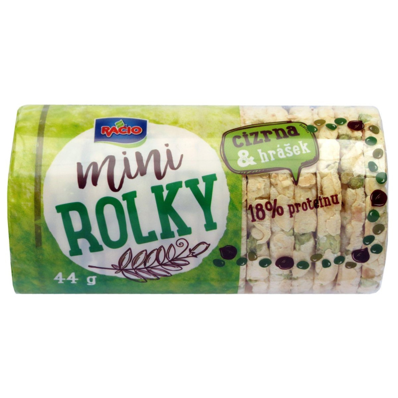RACIO Mini rolky cizrna a hrášek  44 g