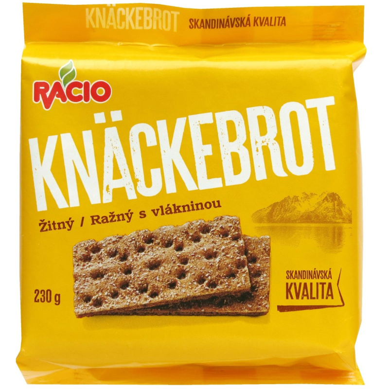 Racio Knäckebrot žitný s vlákninou