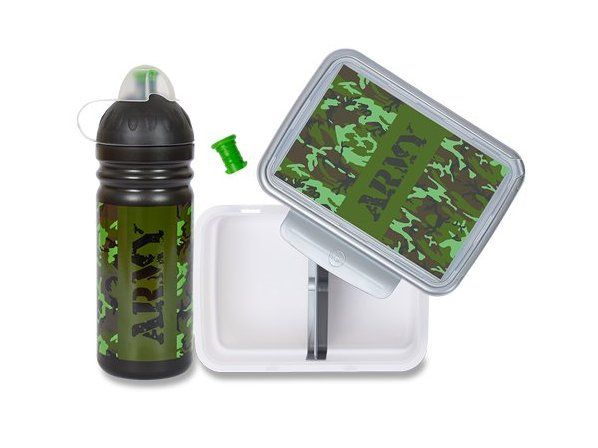 Set Zdravá lahev 0,7 l a Zdravá sváča Army Zdravá láhev
