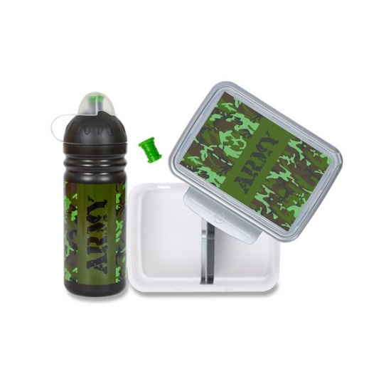 Set Zdravá lahev 0,7 l a Zdravá sváča Army Zdravá láhev