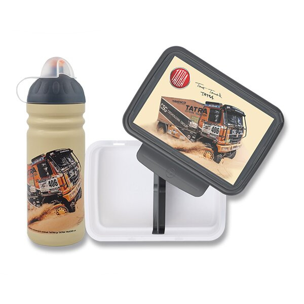 Set Zdravá lahev 0,7 l a Zdravá sváča Tatra Dakar Zdravá láhev