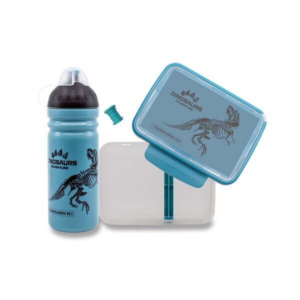 Set Zdravá lahev 0,7 l a Zdravá sváča T-Rex Zdravá láhev