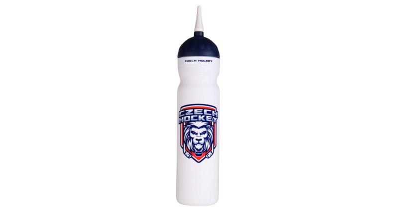 Český Lev sportovní láhev s hubicí bílá, 1000 ml