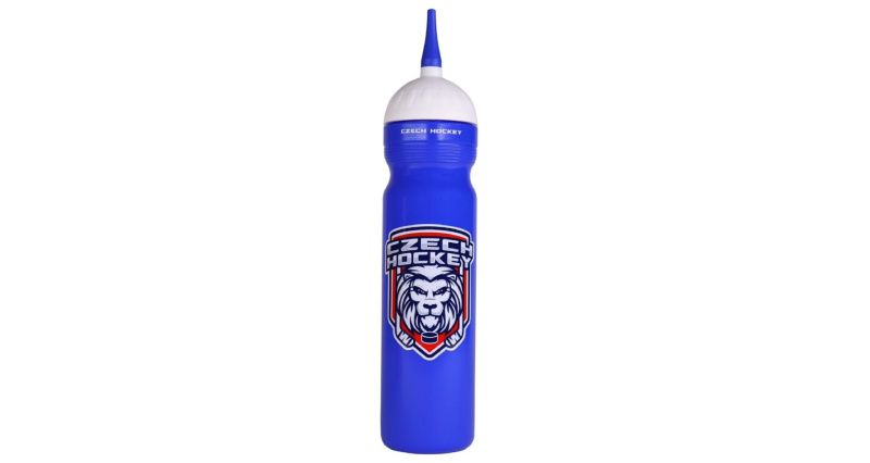 Český Lev sportovní láhev s hubicí modrá, 1000 ml