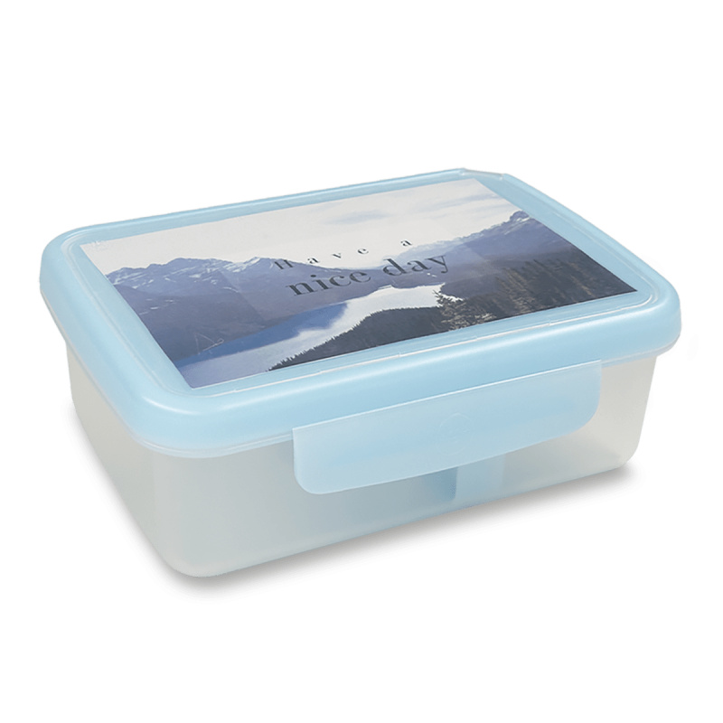 Svačinový box ZDRAVÁ SVÁČA Uni výběr barev ledově modrá Zdravá láhev