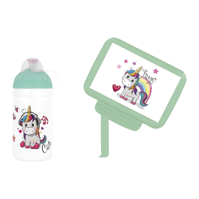 Set Zdravá lahev 0,5 l a Zdravá sváča - Magic unicorn