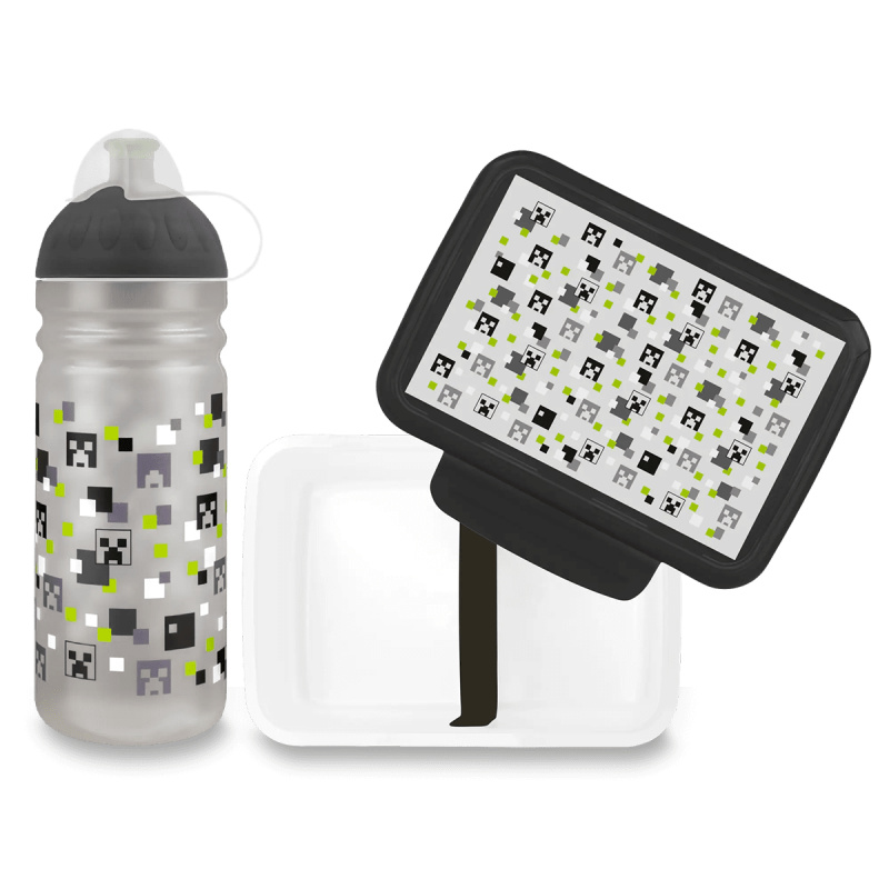 Set Zdravá lahev 0,7 l a Zdravá sváča Pixel head