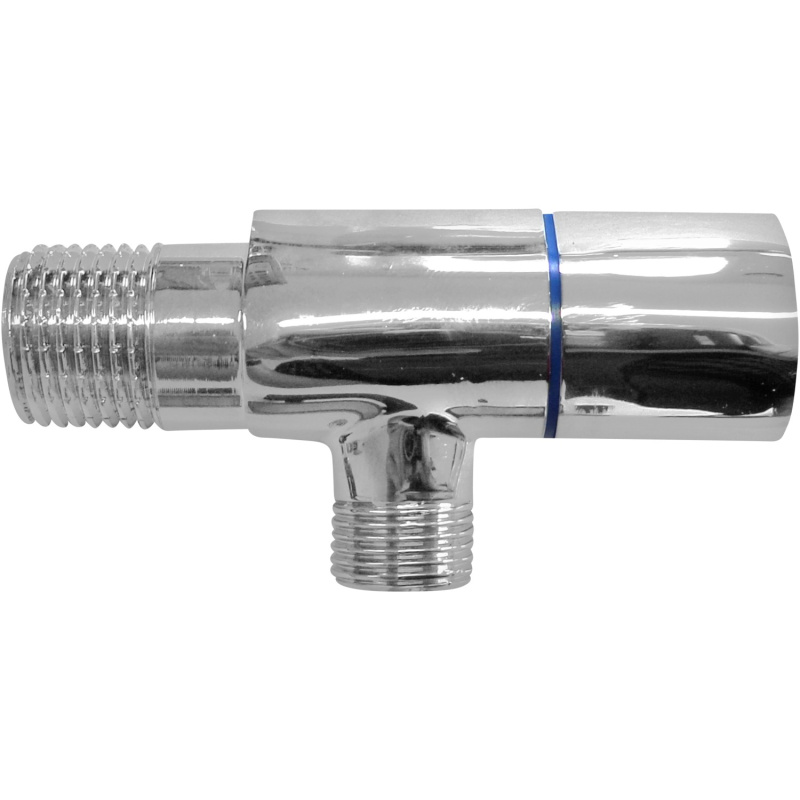 Rohový designový ventil 1/2" x 3/8" modrý