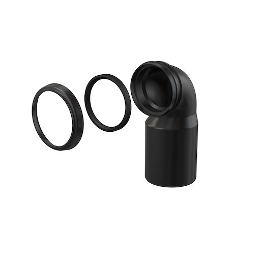 Koleno odpadu Alca M906 DN 90/100 komplet