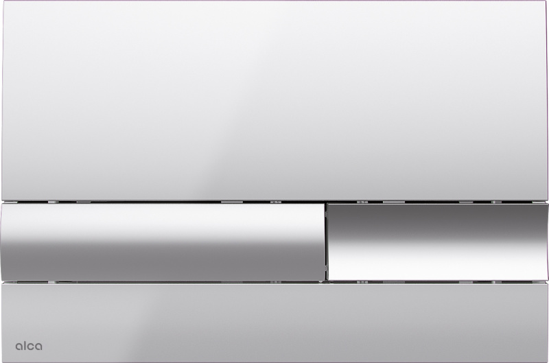 Tlačítko ovládací Alca M1741 chrom-lesk