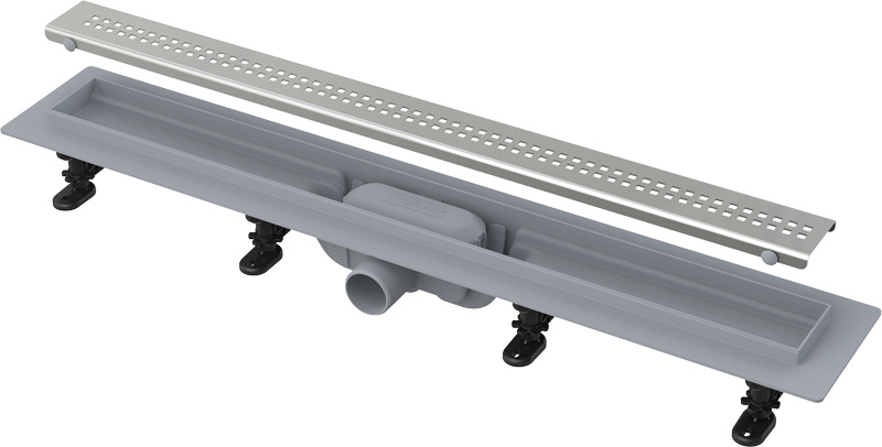Žlab sprchový plastový Alca APZ9-850M Simple včetně roštu