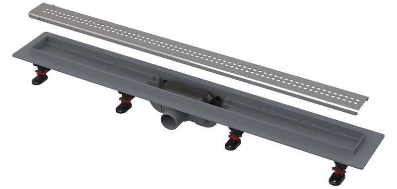 Žlab sprchový plastový Alca APZ9-850M Simple včetně roštu