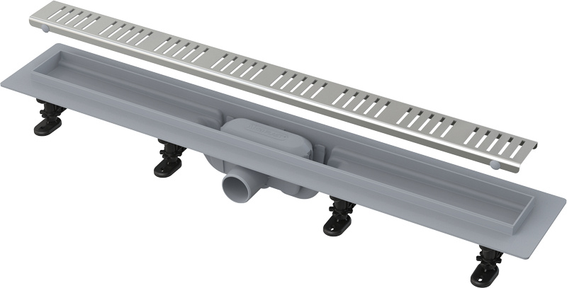 Žlab sprchový plastový Alca APZ10-950M Simple včetně roštu