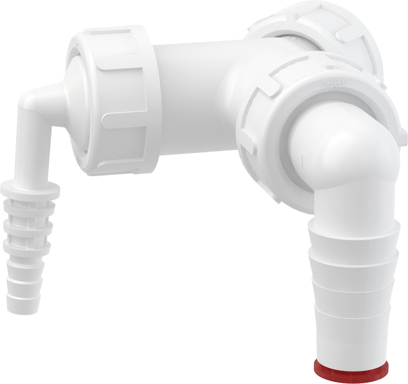 Kolínko dvojité Alca P149Z G 1"/8-23 mm se zpětnými klapk
