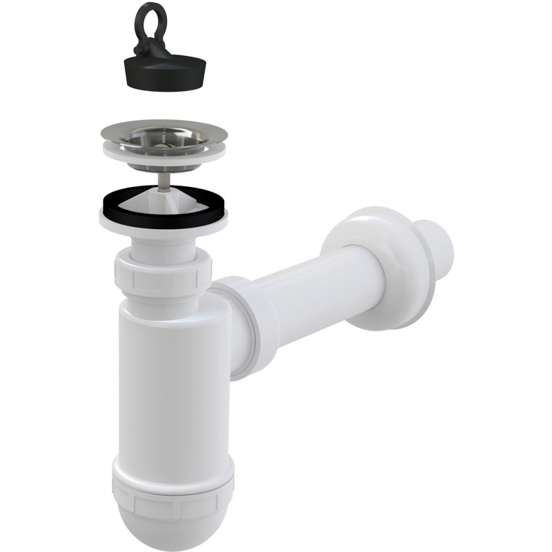 Sifon umyvadlový Alca A41 DN 40 s nerezovou mřížkou