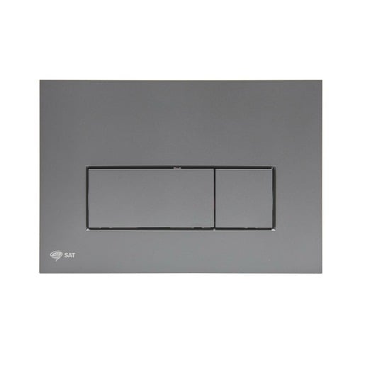 Ovládací tlačítko SAT plast gun metal mat SATATGM-M
