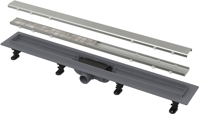 Žlab sprchový plastový WECCO WZ04/850 včetně oboustranného roštu