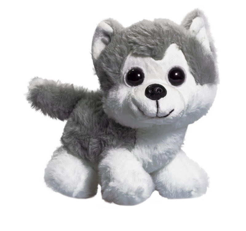 Plyšové zvířátko husky - mazlíci 17 cm
