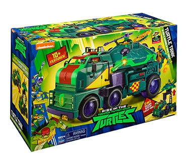 EP line Želvy Ninja tank laboratoř 10 funkcí 2v1 set s doplňky plast