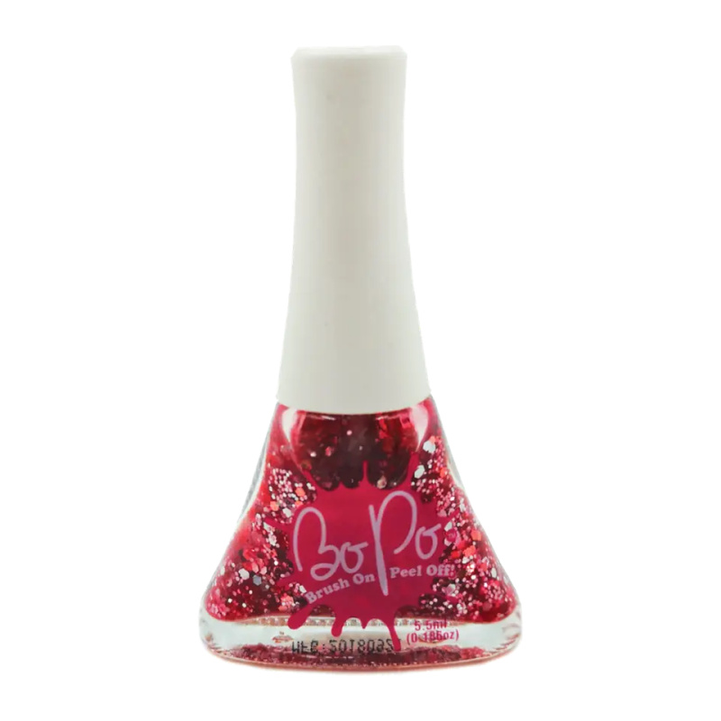 EP Line BO-PO Lak na nehty slupovací růžový se třpytkami Sparkles ep03678