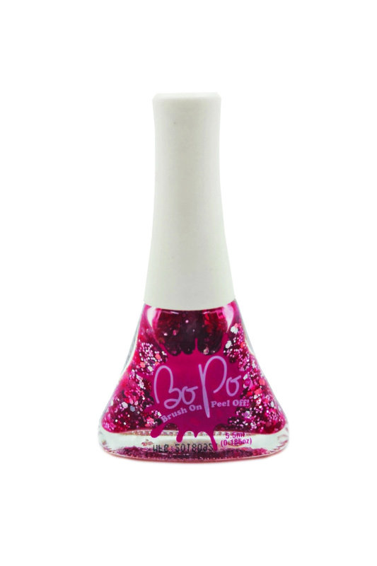 EP Line BO-PO Lak na nehty slupovací růžový se třpytkami Sparkles ep03678
