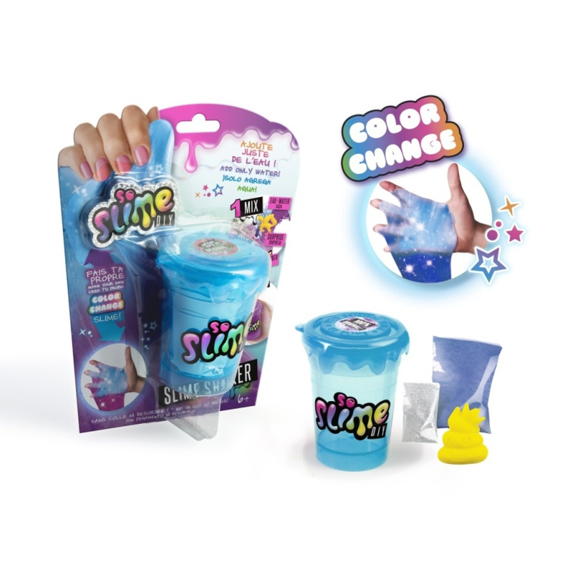 So Slime Shaker mění barvu růžový