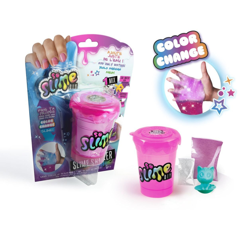 So Slime Shaker mění barvu růžový