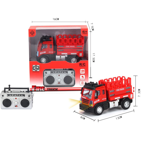 Mini hasičský vůz - technické vozidlo 1:64