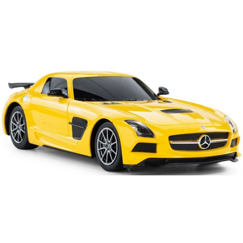 Rastar RC auto 1:18 Mercedes-Benz SLS AMG žlutý