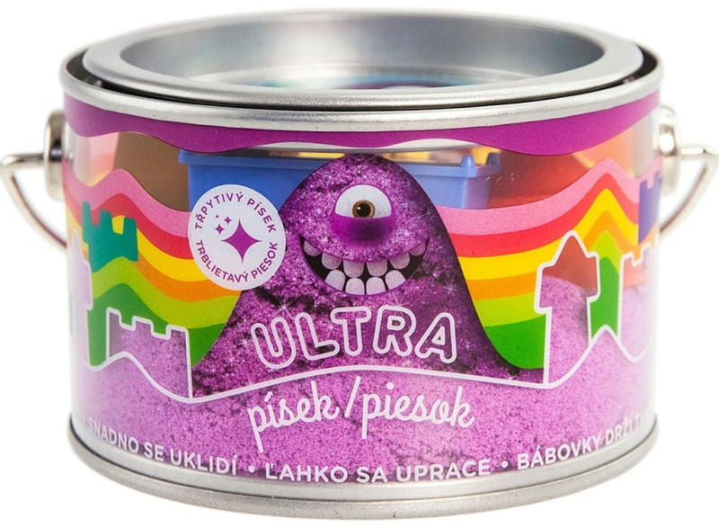 Epee Czech Ultra písek s glitry fialová 200 g