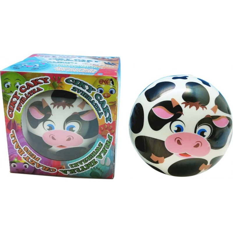 Bláznivý míč Ciky Caky 9 cm