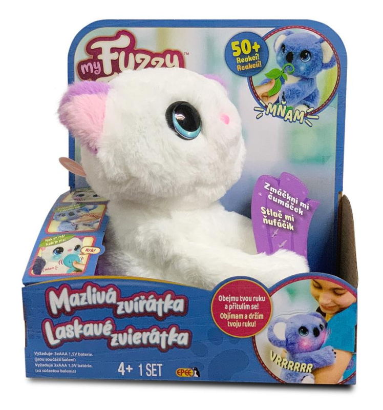 Interaktivní plyšová kočička Amálka