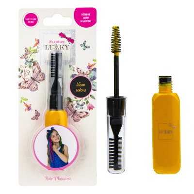 LUKKY řasenka na vlasy žlutá