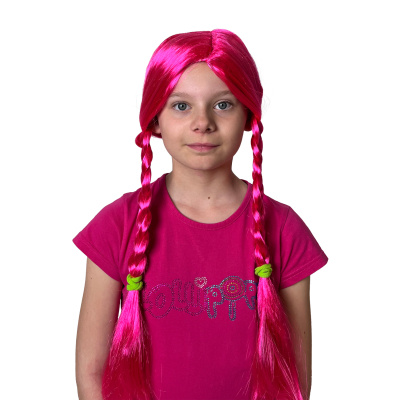 EP line paruka Lollipopz Laura růžová umělé vlasy