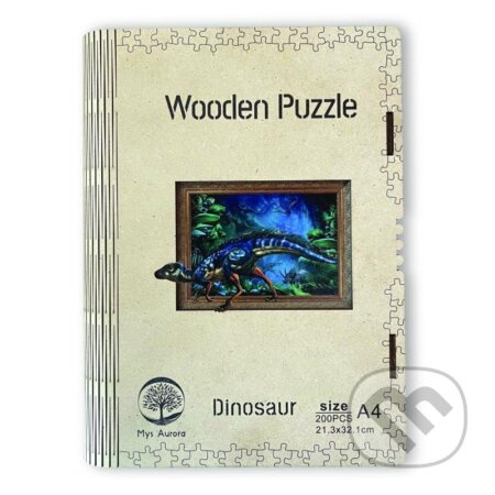 Epee Wooden puzzle Dinosaur A4