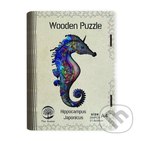Epee Wooden puzzle Hippocampus Japonicus A4