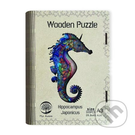 Epee Wooden puzzle Hippocampus Japonicus A3