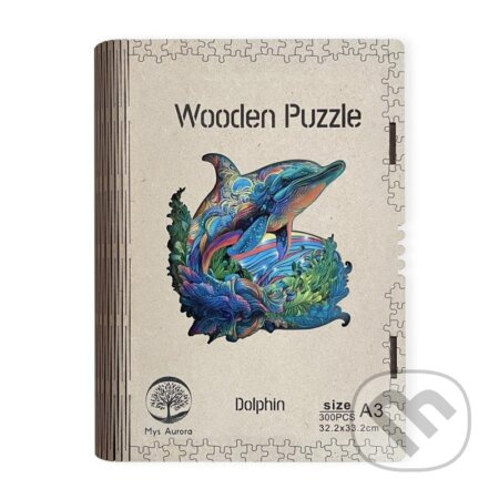 Epee Wooden puzzle Dolphin A3
