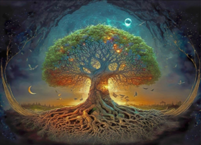Epee Wooden puzzle Tree of Life I. A3