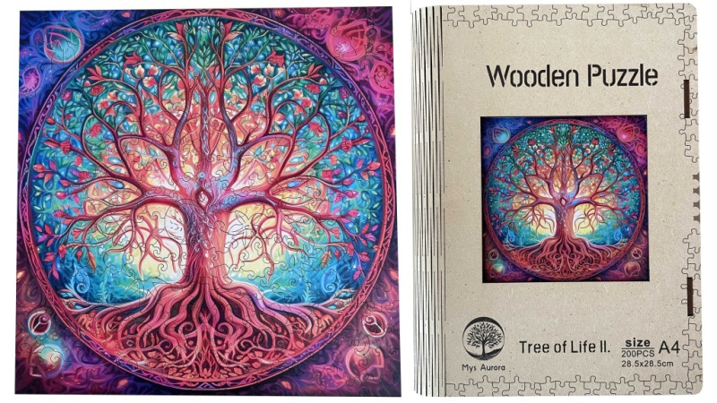 Epee Wooden puzzle Tree of Life II. A4