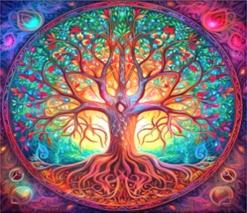 Epee Wooden puzzle Tree of Life II. A2