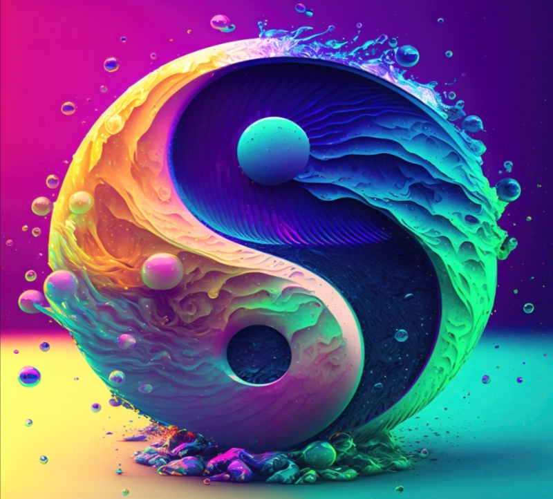 Epee Wooden puzzle Yin Yang A2
