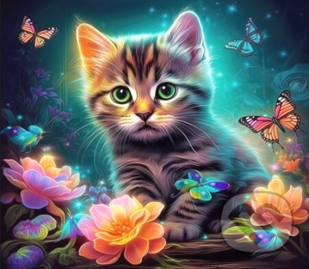 Epee Wooden puzzle Cute Kitten A4