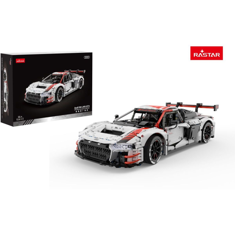 Rastar 1 : 8 Audi R8 LMS GT3 Stavebnice bílé