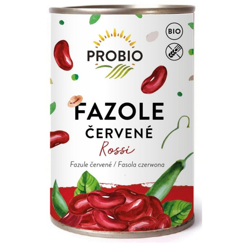 Probio BIO Fazole červené Rossi sterilované