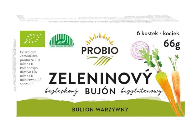 PROBIO Bujón zeleninový kostky BIO 6 kusů